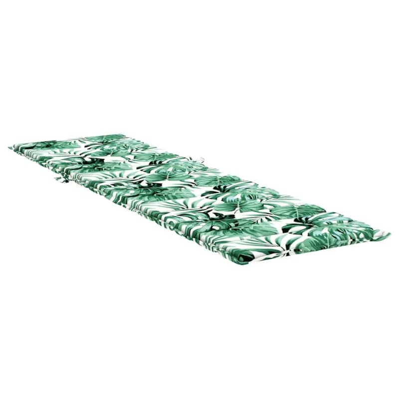 vidaXL Atpūtas spilvens Lapu raksts 200 x 70 x 3 cm Oksforda audums