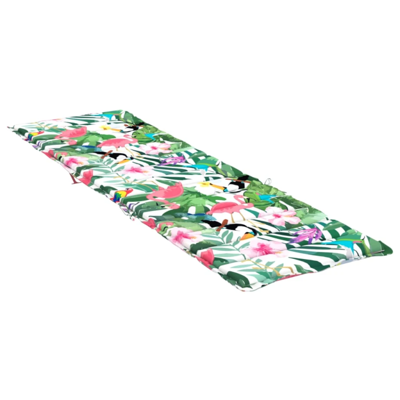 vidaXL sauļošanās krēsla matracis, krāsains audums