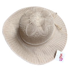 Platmale sieviešu 58cm brūna ar lentu