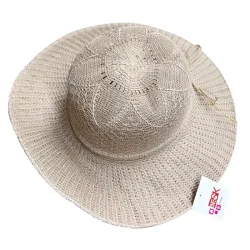 Platmale sieviešu 58cm brūna ar lentu