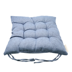 Paliktnis krēslam 40x40x4cm tumši zils