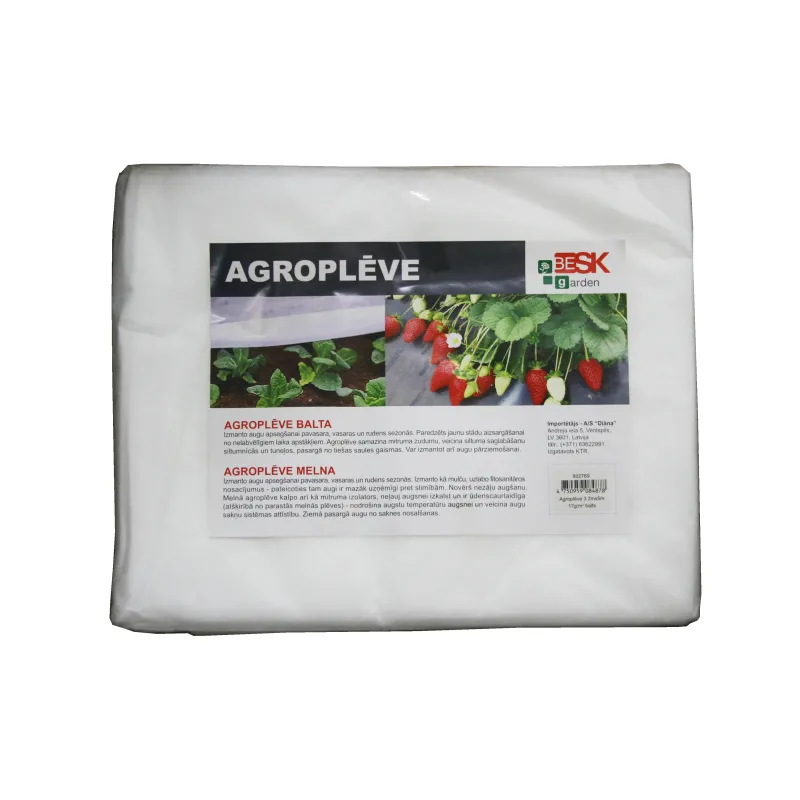 Agroplēve 1,6 x 5 m, 50 g-m², balta