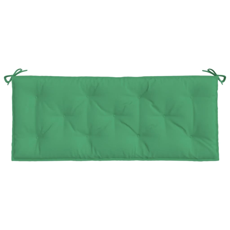 vidaXL dārza sola matracis, 120x50x7 cm, audums, zaļš
