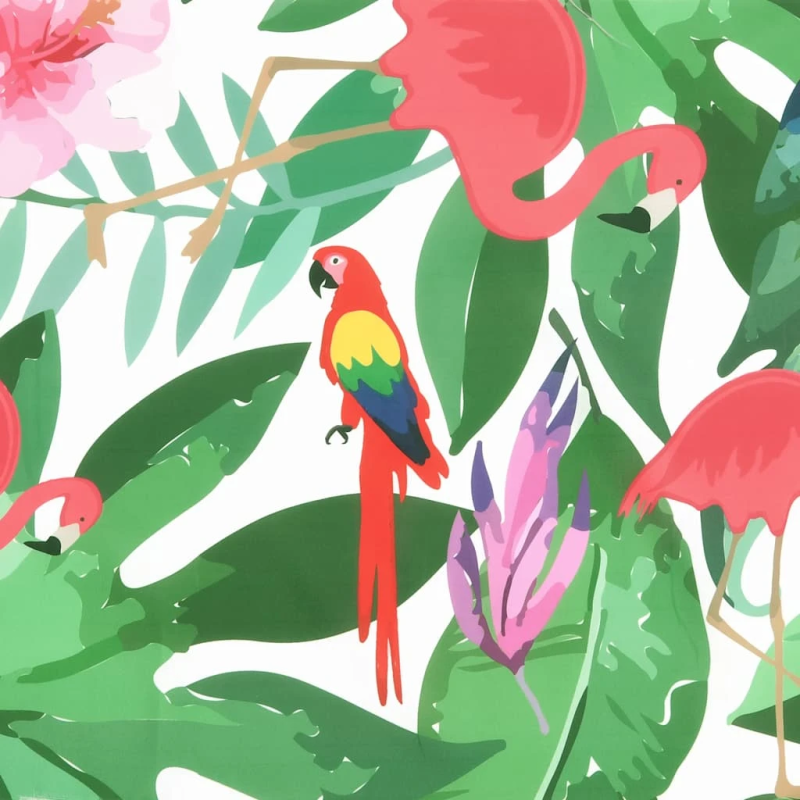 vidaXL dārza sola matrači, 100x50x7 cm, audums, daudzkrāsaini