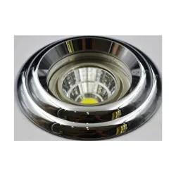 Dekoratīvs apgaismes ķermenis DIA88H28mm hromēts BESK