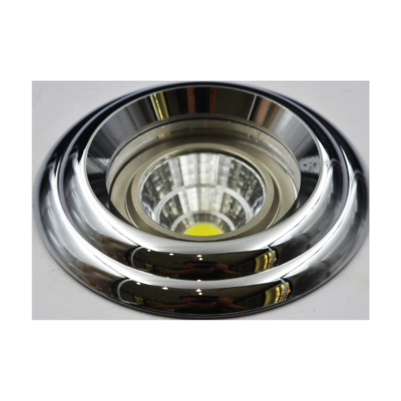 Dekoratīvs apgaismes ķermenis DIA88H28mm hromēts BESK