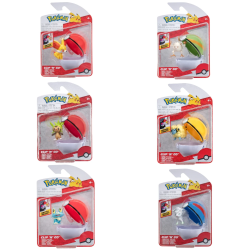 POKEMON W14 Clip ´N Go Poké bumbiņu komplekts ar figūru