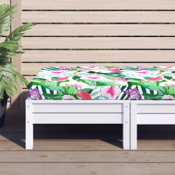 vidaXL palešu matracis, 60x60x8 cm, krāsains oksforda audums