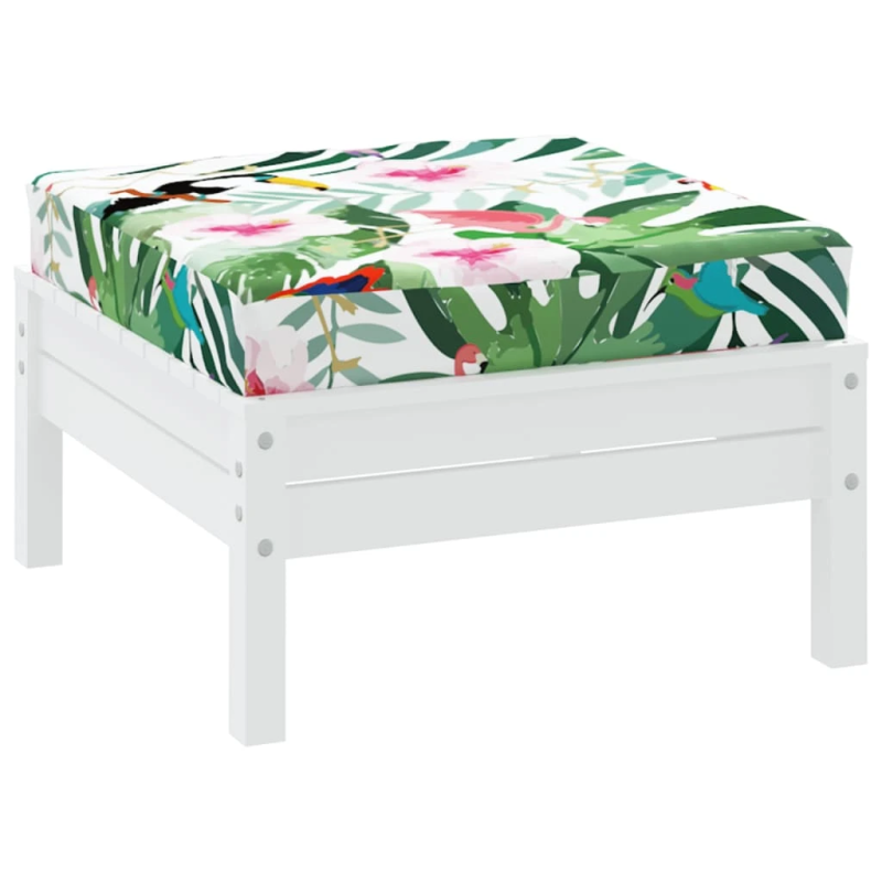 vidaXL palešu matracis, 60x60x8 cm, krāsains oksforda audums