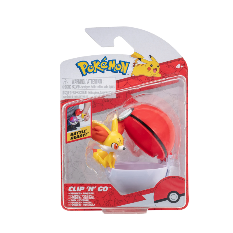 POKEMON W14 Clip ´N Go Poké bumbiņu komplekts ar figūru