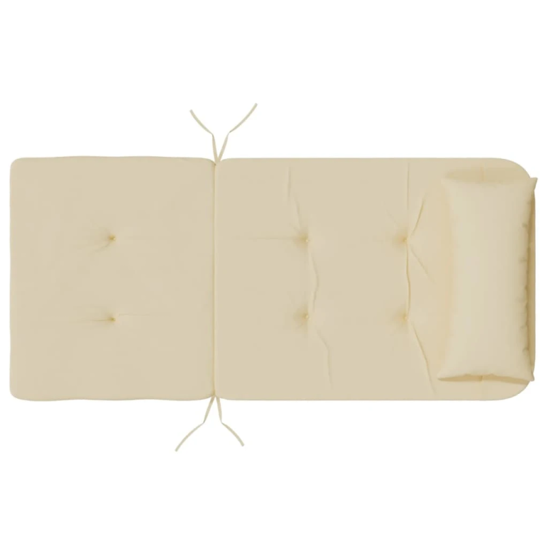 vidaXL dārza krēslu spilveni, 2 gab., oksforda audums, bēši