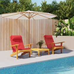 vidaXL dārza krēslu spilveni, 2 gab., oksforda audums, sarkani