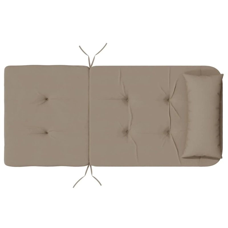 vidaXL dārza krēslu spilveni, 2 gab., oksforda audums, pelēkbrūni