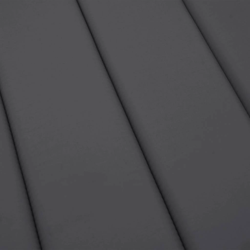 vidaXL sauļošanās krēsla matracis, 180x60x4 cm, audums, pelēks