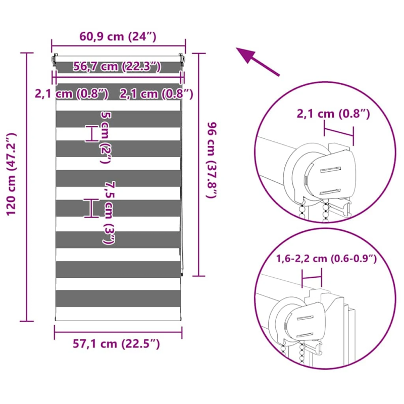 vidaXL dārza krēslu spilveni, 2 gab., gaiši zils oksforda audums