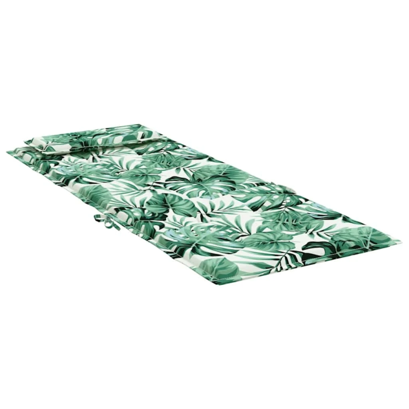 vidaXL krēslu spilveni, 6 gab., lapu apdruka, oksforda audums