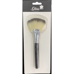 Kosmētikas ota 18.5cm 1gb vēdekļveida