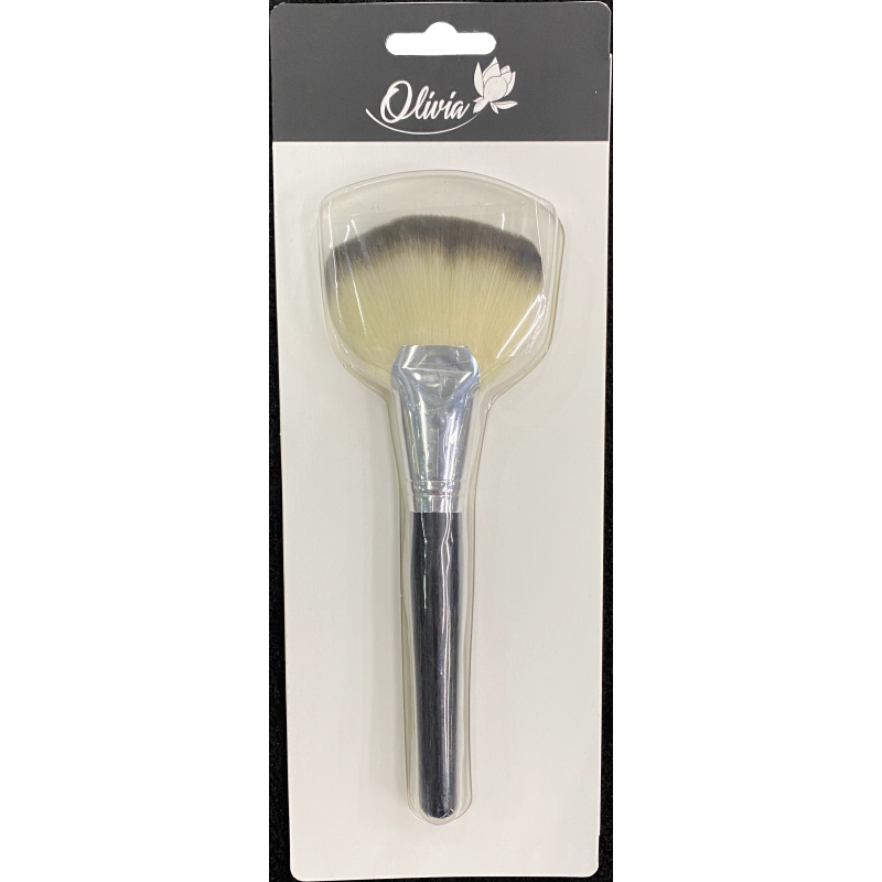 Kosmētikas ota 18.5cm 1gb vēdekļveida