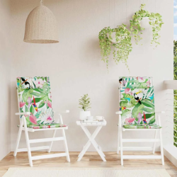 vidaXL dārza krēslu spilveni, 2 gab., krāsains oksforda audums