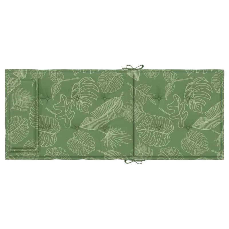 vidaXL krēslu spilveni, 4 gab., lapu apdruka, oksforda audums