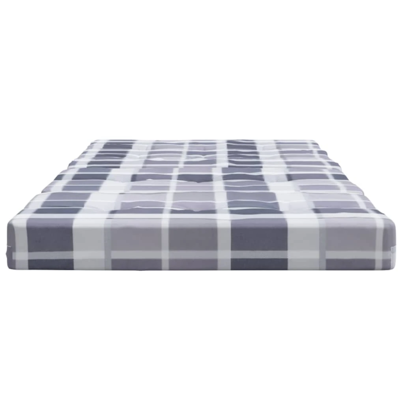 vidaXL krēslu spilveni, 2 gab., oksforda audums, pelēkas rūtis