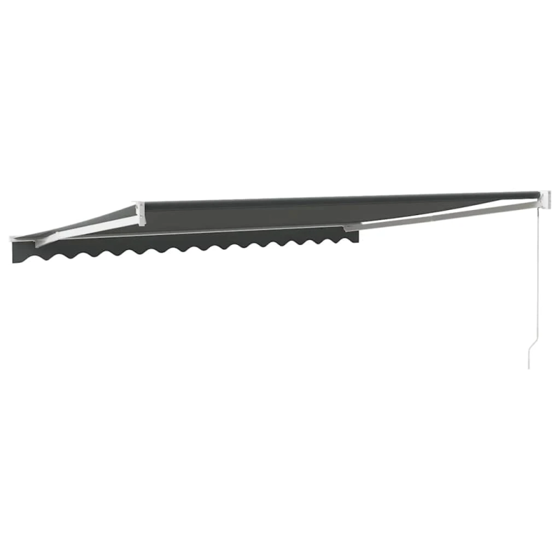 vidaXL Ištraukiama markizė, antracito, 4,5x3m, audinys ir aliuminis
