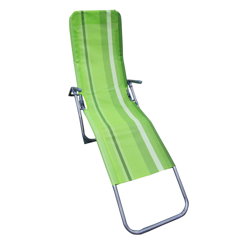 Guļamkrēsls 190x57x94cm zaļā krāsā