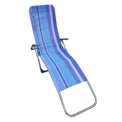 Guļamkrēsls 190x57x94cm zilā krāsā