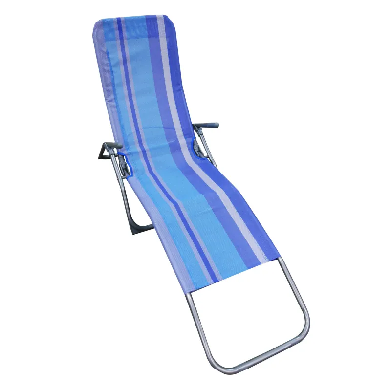 Guļamkrēsls 190x57x94cm zilā krāsā