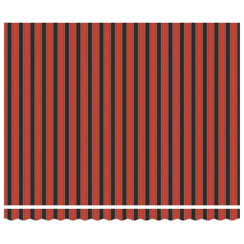 vidaXL izvelkama markīze, oranža, brūna, 4x3 m, audums, alumīnijs