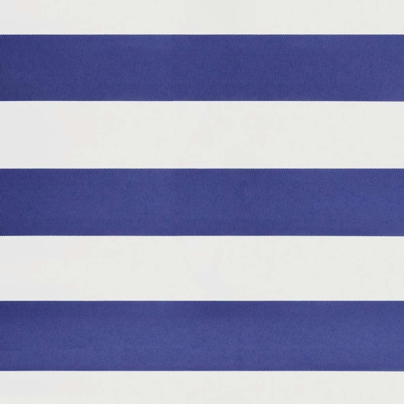 vidaXL izvelkama markīze, automātiska, zila, balta, 3,5x2,5 m