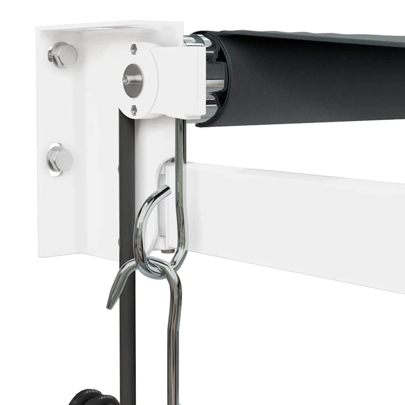 vidaXL izvelkama markīze, automātiska, antracītpelēka, 3,5x2,5 m