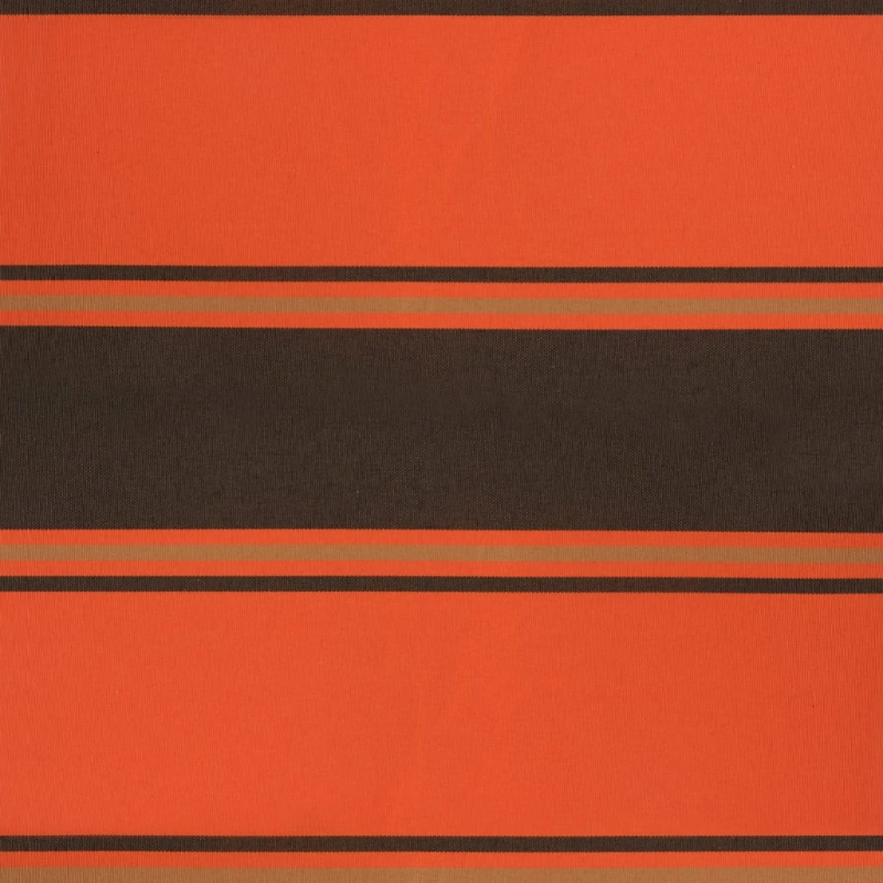 vidaXL izvelkama markīze, automātiska, oranža, brūna, 3,5x2,5 m