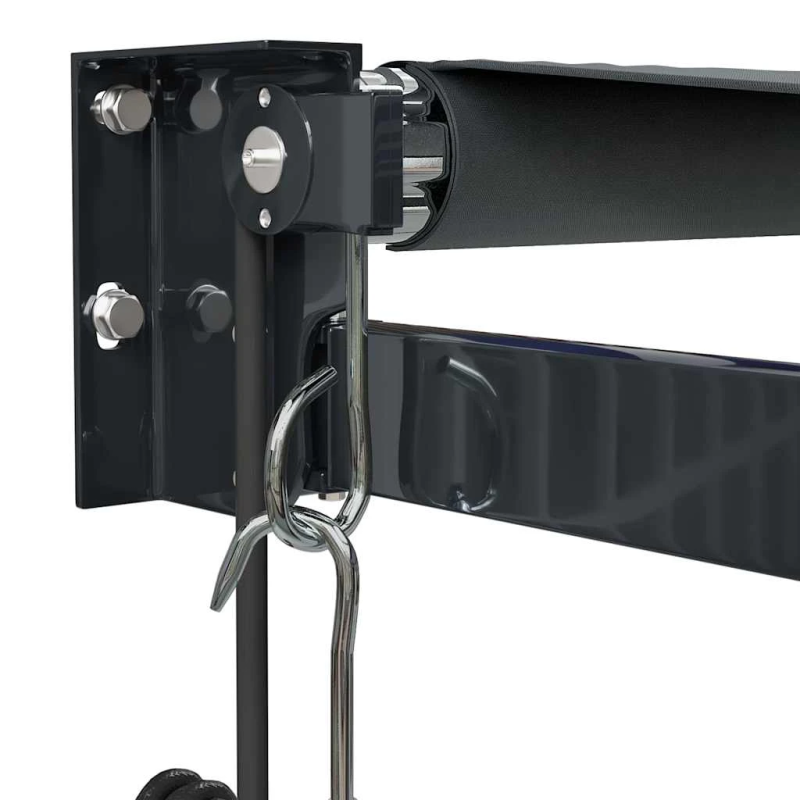 vidaXL izvelkama markīze, automātiska, antracītpelēka, 3,5x2,5 m