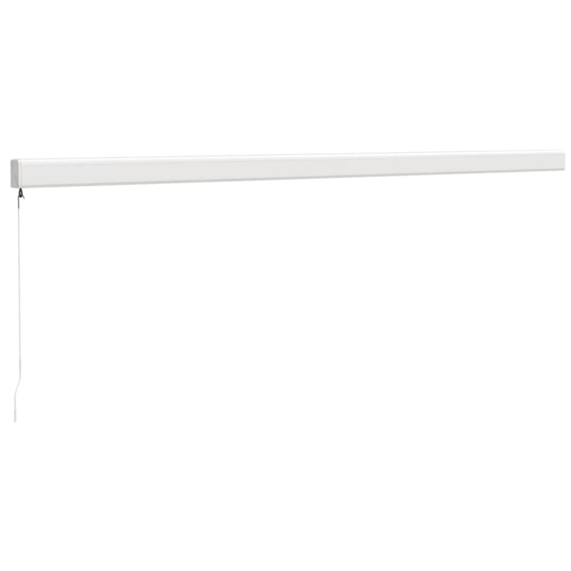 vidaXL izvelkama markīze, zila, balta, 5x3 m, audums, alumīnijs