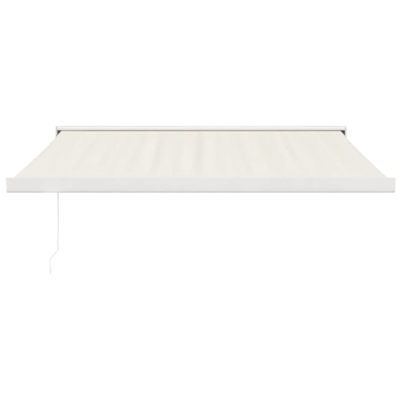 vidaXL izvelkama markīze, krēmkrāsas, 3,5x2,5 m, audums, alumīnijs