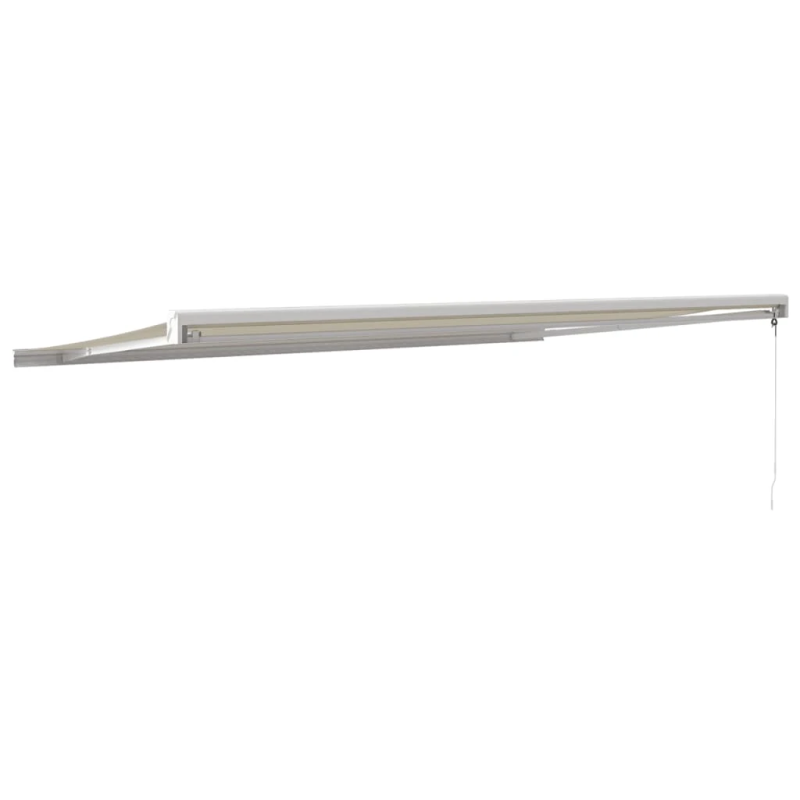 vidaXL izvelkama markīze, krēmkrāsas, 5x3 m, audums, alumīnijs