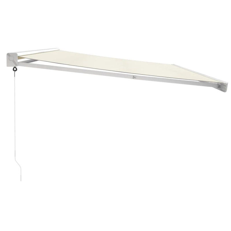 vidaXL izvelkama markīze, krēmkrāsas, 5x3 m, audums, alumīnijs