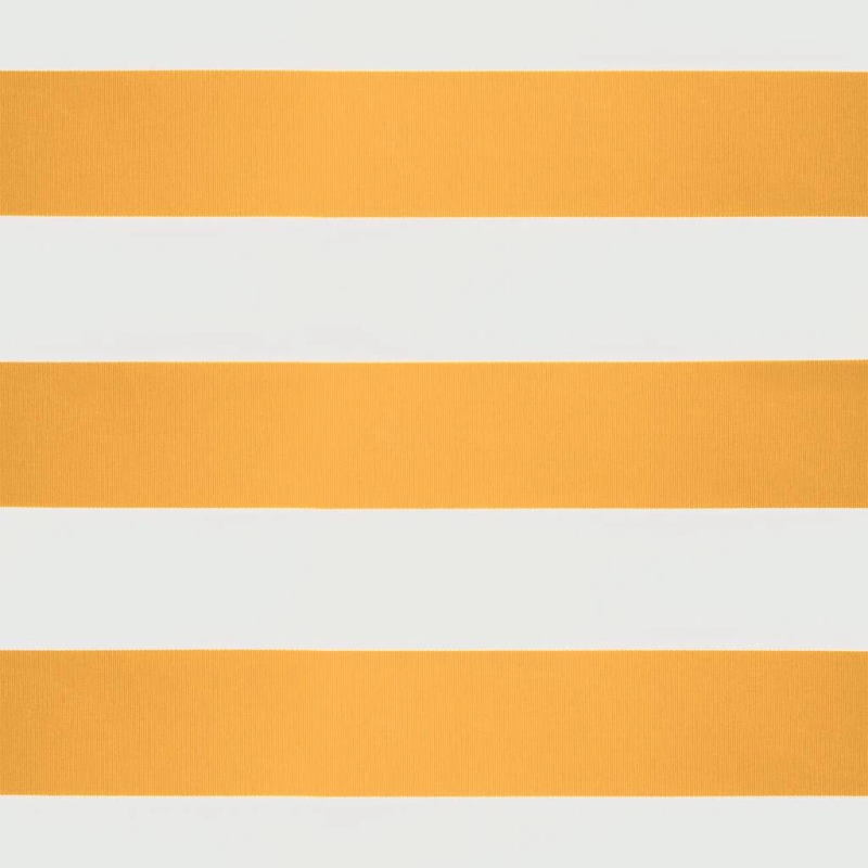 vidaXL izvelkama markīze, dzeltena, balta, 4x3 m, audums, alumīnijs