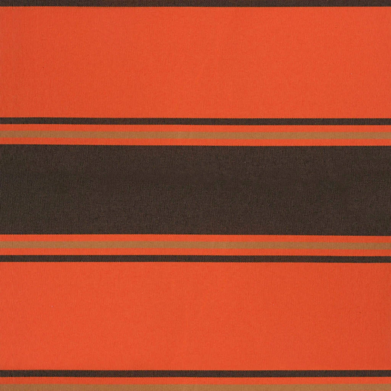 vidaXL izvelkama markīze, oranža, brūna, 3,5x2,5 m, audums, alumīnijs