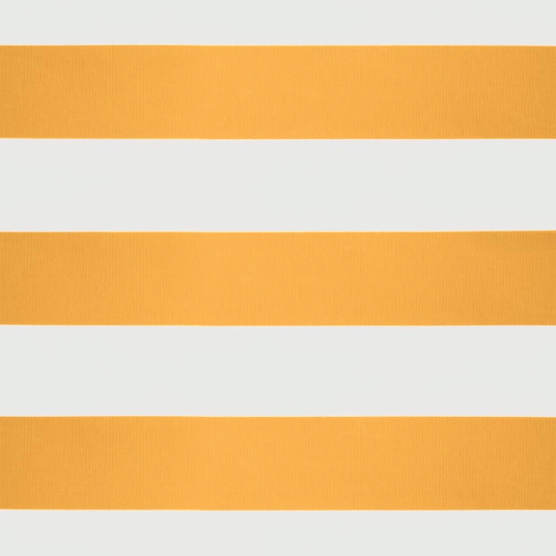 vidaXL izvelkama markīze, dzeltena, balta, 5x3 m, audums, alumīnijs