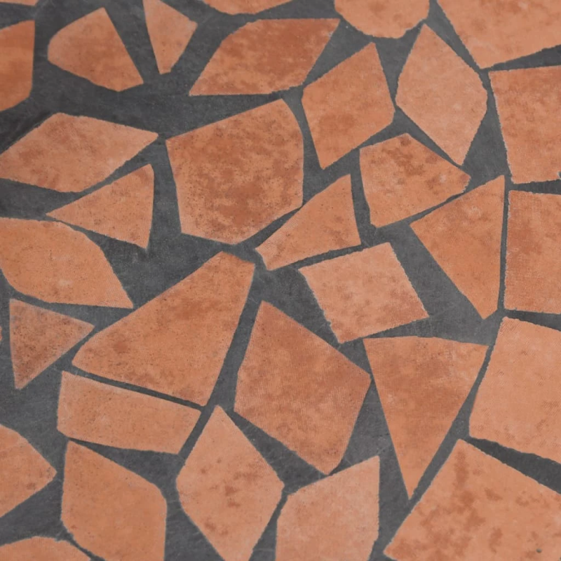 vidaXL saulessarga pamatne, apaļa, sarkanbrūna, 12 kg