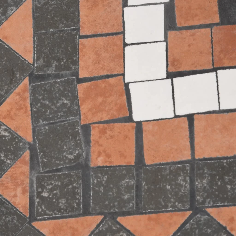 vidaXL saulessarga pamatne, kvadrātveida, sarkanbrūna un balta, 12 kg