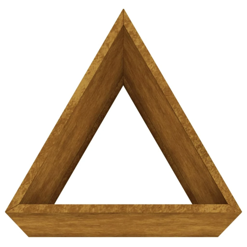 vidaXL dārza puķu kaste, 30x26x75 cm, tērauds ar rūsas efektu