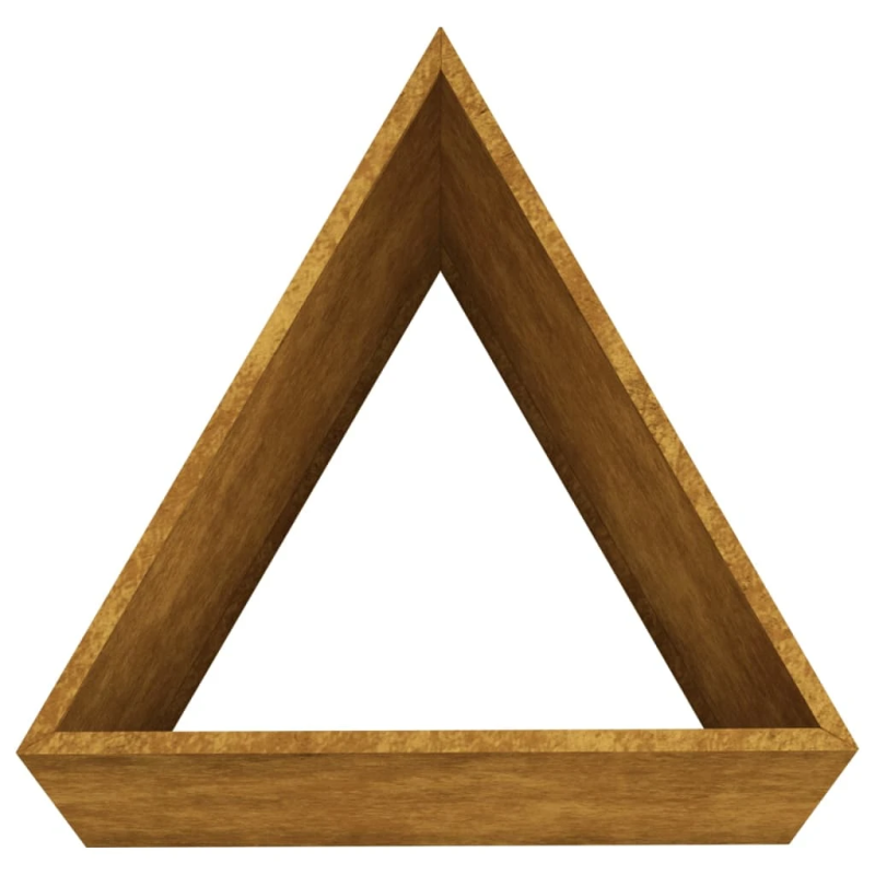 vidaXL dārza puķu kaste, 40x34,5x75 cm, tērauds ar rūsas efektu