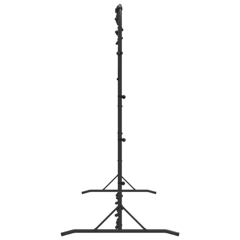 vidaXL futbola atsitienu tīkls, melns, 366x90x183 cm, HDPE