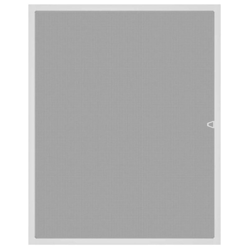 vidaXL kukaiņu siets logam, 100x120 cm, balts