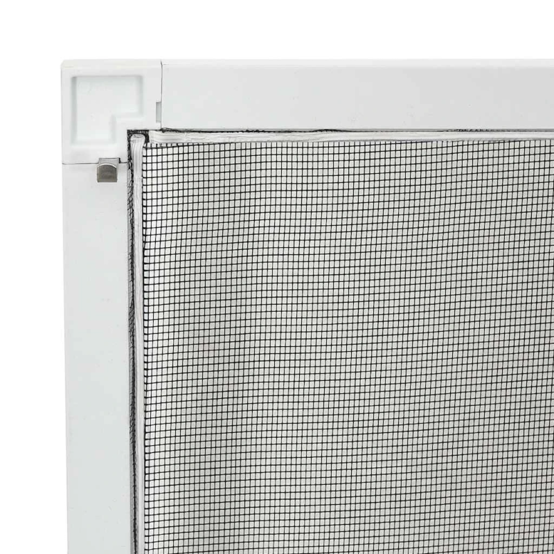 vidaXL kukaiņu siets logam, 100x120 cm, balts