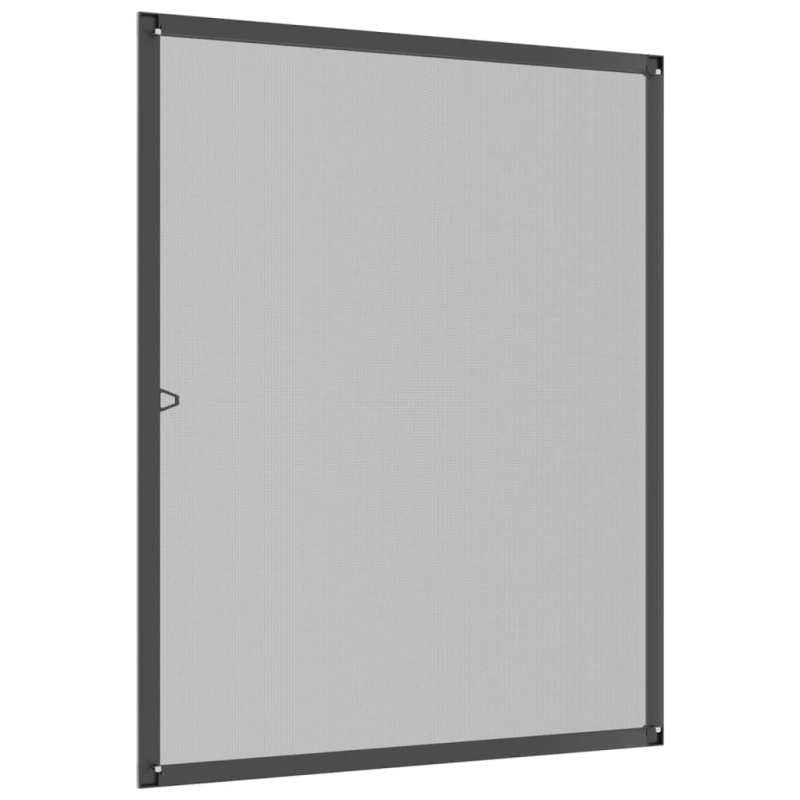 vidaXL kukaiņu siets logam, 80x100 cm, antracītpelēks