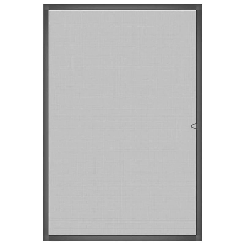 vidaXL kukaiņu siets logam, 80x120 cm, antracītpelēks